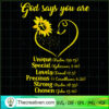 Sunflower Dog God Says You Are SVG, Sunflower SVG, Quotes SVG