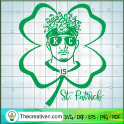 St Patrick Mahomes SVG Cut File for Cricut & Silhouett Design 47362