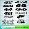 4X4 Logo Car SVG, Logo SVG, Wheel SVG