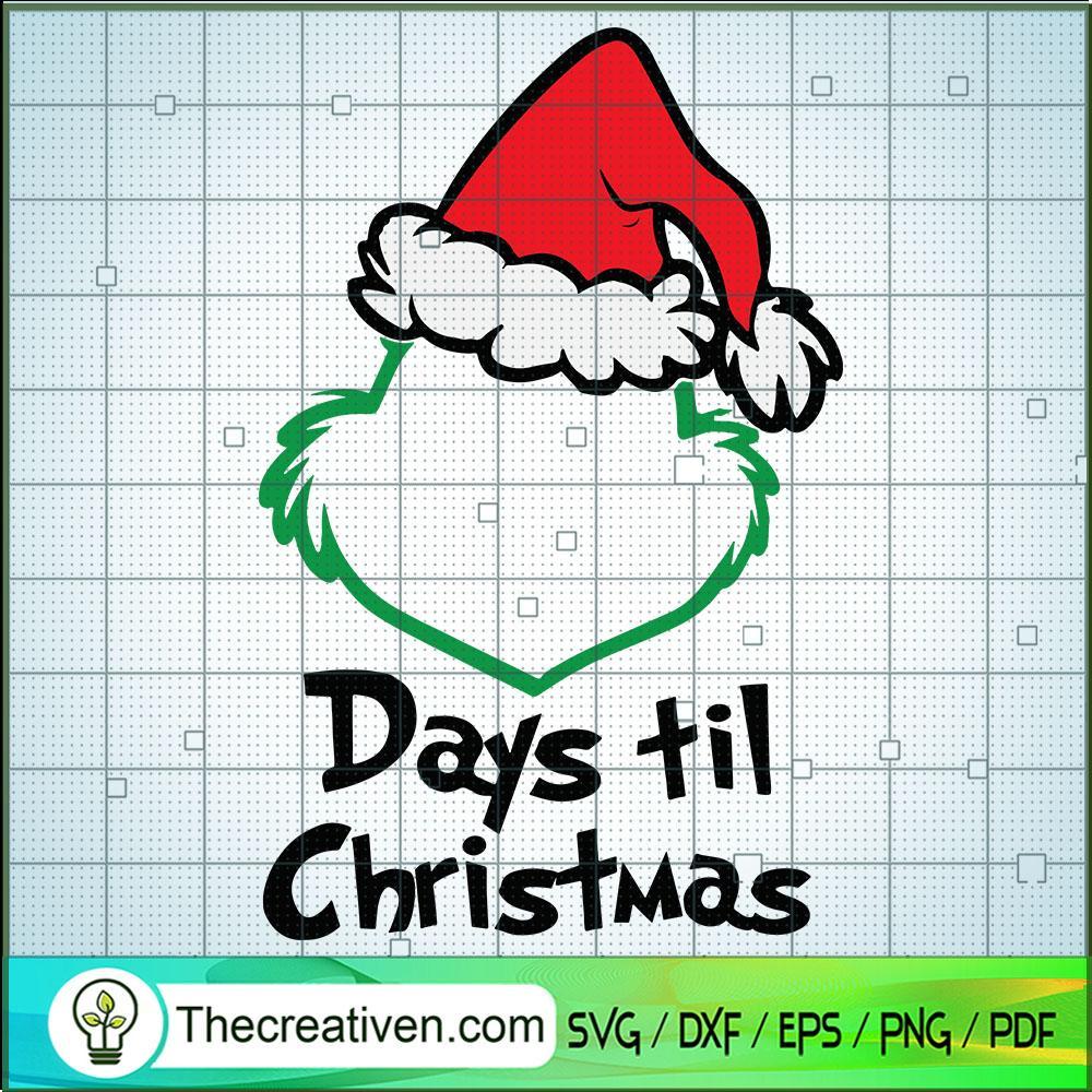 Day Till Christmas SVG, Christmas Countdown SVG, Grinch SVG 1 92 copy 7