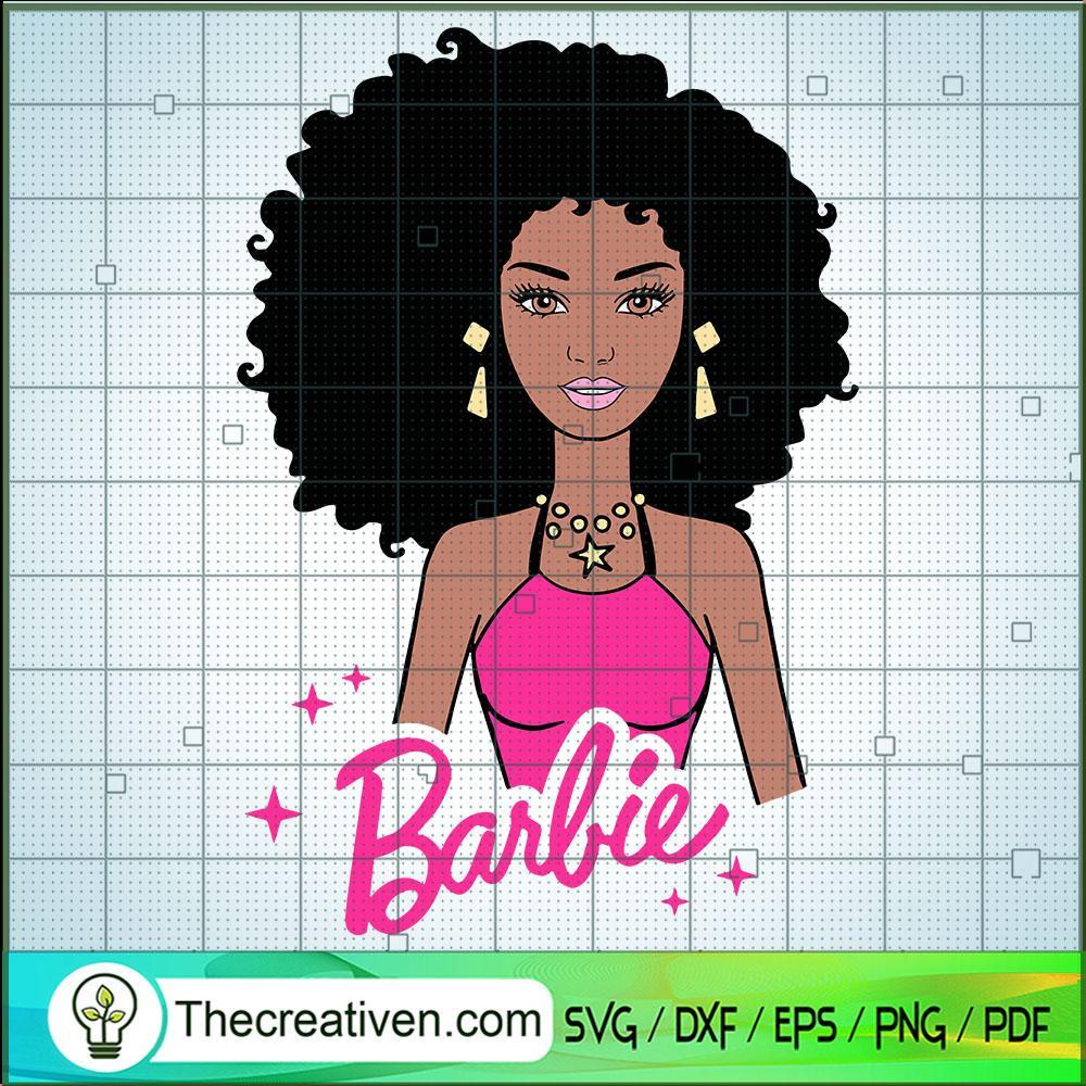 Afro Barbie Girl Brown Babe Women SVG, Afro Girl SVG, Black Girl SVG 1 Afro Barbie Girl Brown Babe Women SVG, Afro Girl SVG, Black Girl SVG