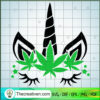 Unicorn Cannabis SVG, Unicorn SVG, Cannabis SVG