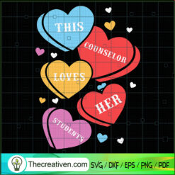 This Counselor Loves Her Students SVG, Students Love SVG, Trending SVG