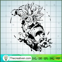 Broly SVG, Dragon Ball Super SVG, Dragon Ball Z SVG