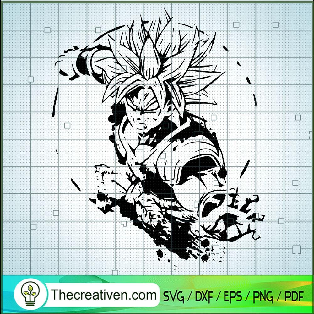Broly SVG, Dragon Ball Super SVG, Dragon Ball Z SVG 1 Broly SVG, Dragon Ball Super SVG, Dragon Ball Z SVG