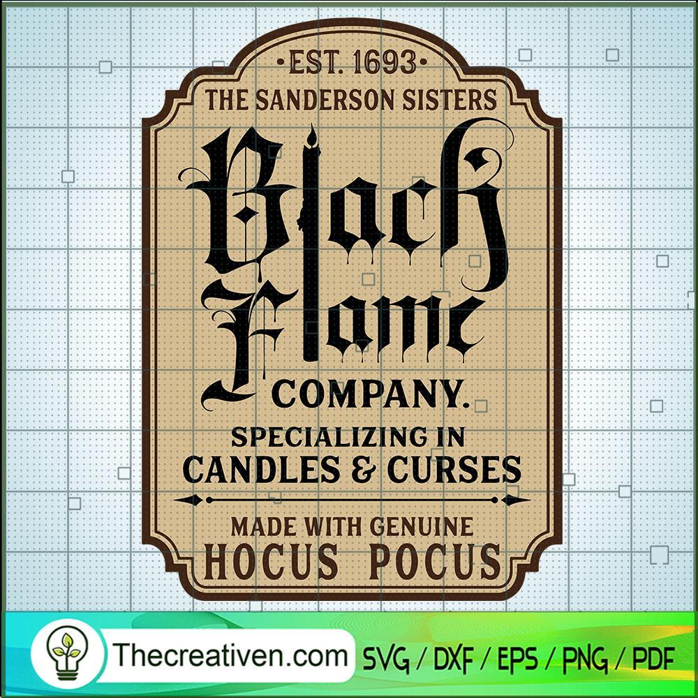 Black Flame Company Label Pa SVG Cut File for Cricut 1 Black Flame Company Label Pa SVG Cut File for Cricut