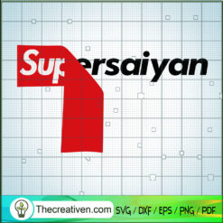 Super Saiyan SVG, Supreme SVG, Dragon Ball SVG