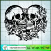Skull Lovers SVG, Dead Skeleton Love SVG, Gothic SVG 3 74 copy 10