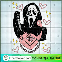 Scream You Hang Up SVG Cut File for Cricut & Silhouette