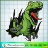 Raptor Coming Out Of Hole SVG, Velociraptor SVG, Dinosaur SVG