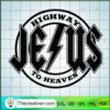 Jesus Highway to Heaven SVG, Jesus SVG, God SVG