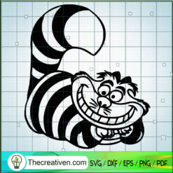 Cheshire Cat SVG, Alice in Wonderland SVG, Cat SVG