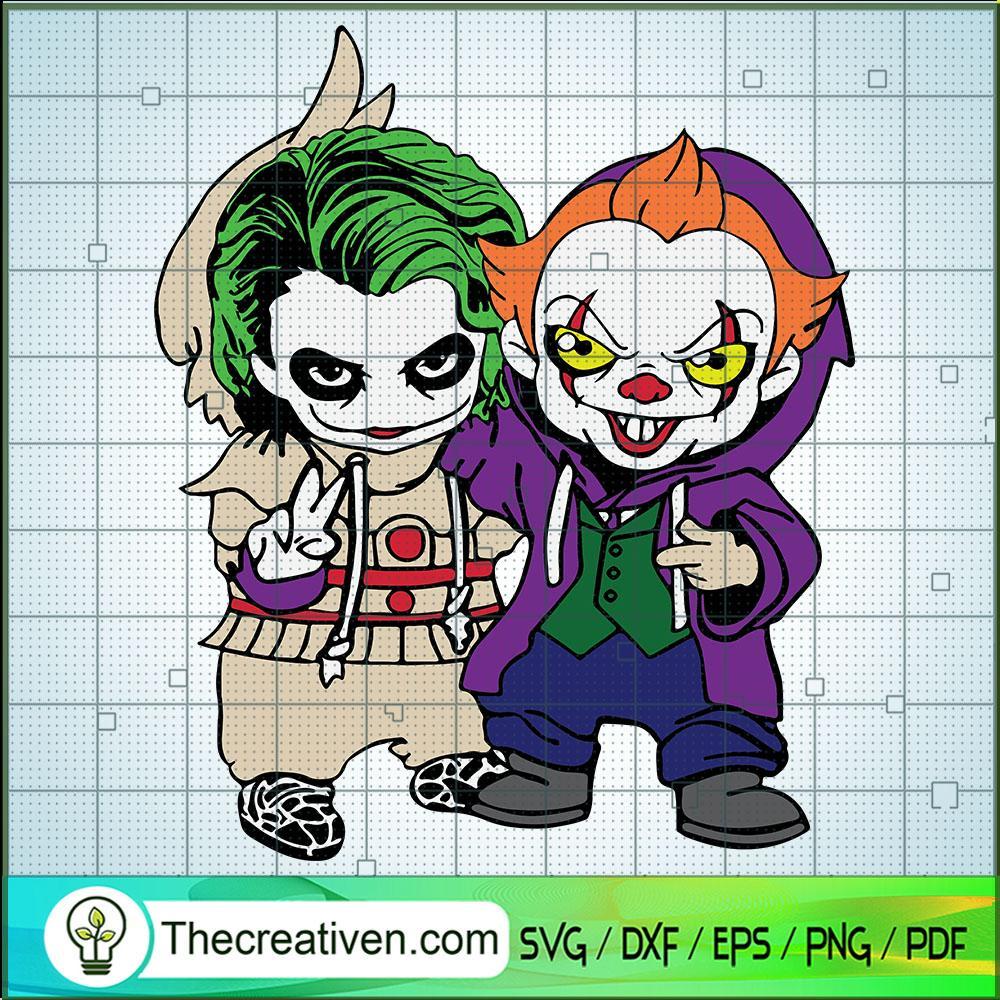 Chibi Friends Baby Pennywise SVG Cut File for Cricut 1 Chibi Friends Baby Pennywise SVG Cut File for Cricut