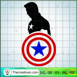 Captain America SVG Cut File for Cricut & Silhouette Design 46415