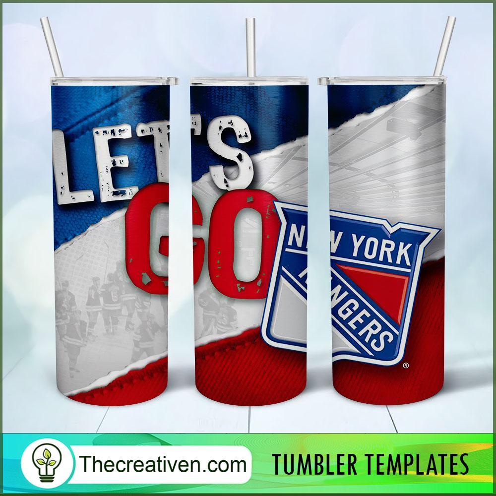 New York Rangers Skinny Tumbler Wrap – Digital Download 1 New York Rangers Skinny Tumbler Wrap – Digital Download