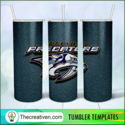 Nashville Predators Skinny Tumbler Wrap – Digital Download