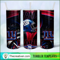 New York Giants Skinny Tumbler Wrap – Digital Download