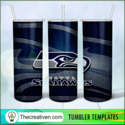 Seattle Seahawks Skinny Tumbler Wrap – Digital Download