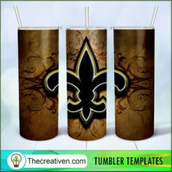 New Orleans Saints Skinny Tumbler Wrap – Digital Download