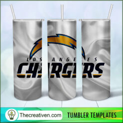 Los Angeles Chargers Skinny Tumbler Wrap – Digital Download