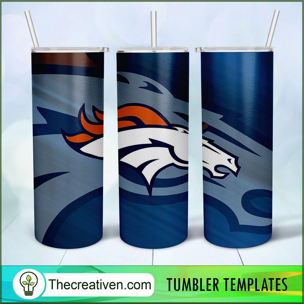 Denver Broncos Skinny Tumbler Wrap – Digital Download 1 Denver Broncos Skinny Tumbler Wrap – Digital Download