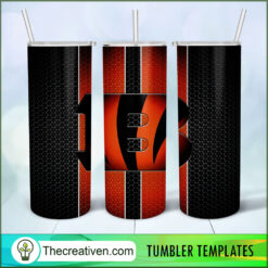 Cincinnati Bengals Skinny Tumbler Wrap – Digital Download