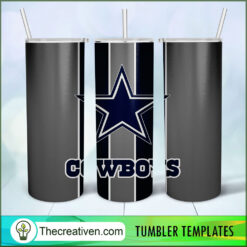 Dallas Cowboys Skinny Tumbler Wrap – Digital Download