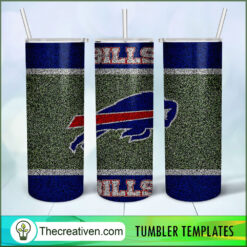 Buffalo Bills Skinny Tumbler Wrap – Digital Download
