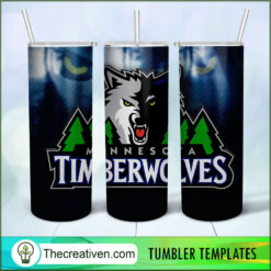 Timberwolves Skinny Tumbler Wrap – Digital Download
