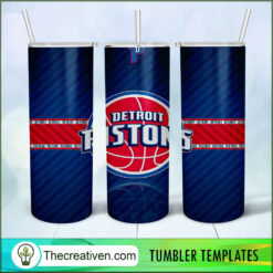 Detroit Pistons Skinny Tumbler Wrap – Digital Download