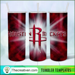 Houston Rockets Skinny Tumbler Wrap – Digital Download