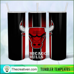 Chicago Bulls Skinny Tumbler Wrap – Digital Download