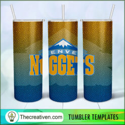 Denver Nuggets Skinny Tumbler Wrap – Digital Download