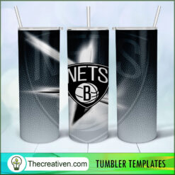 Brooklyn Nets Skinny Tumbler Wrap – Digital Download