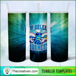 Charlotte Hornets Skinny Tumbler Wrap – Digital Download