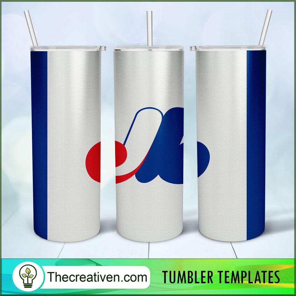 Montreal Expos Skinny Tumbler Wrap – Digital Download 1 Montreal Expos Skinny Tumbler Wrap – Digital Download