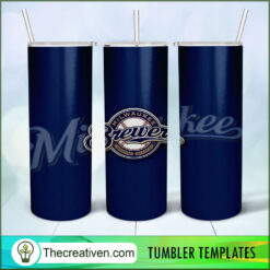 Milwaukee Brewers Skinny Tumbler Wrap – Digital Download