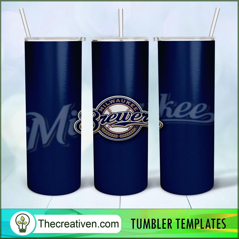 Milwaukee Brewers Skinny Tumbler Wrap – Digital Download 1 Milwaukee Brewers Skinny Tumbler Wrap – Digital Download