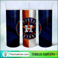 Houston Astros Skinny Tumbler Wrap – Digital Download