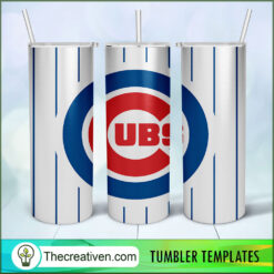 Chicago Cubs Skinny Tumbler Wrap – Digital Download