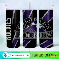 Colorado Rockies Skinny Tumbler Wrap – Digital Download