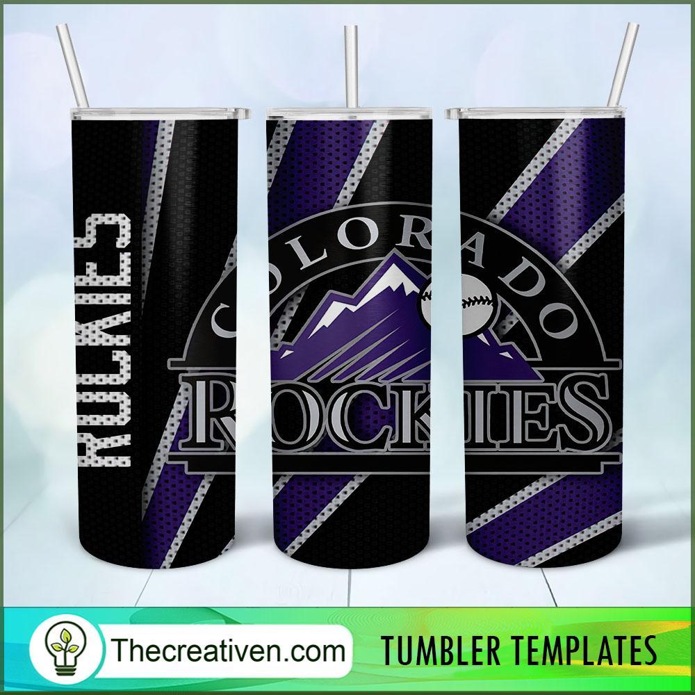 Colorado Rockies Skinny Tumbler Wrap – Digital Download 1 Colorado Rockies Skinny Tumbler Wrap – Digital Download