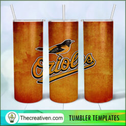 Baltimore Orioles Skinny Tumbler Wrap – Digital Download