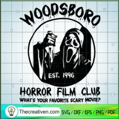 Woodsboro Horror Film Club SVG Cut File for Cricut & S Design 46098