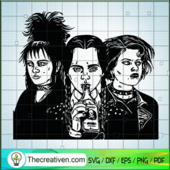 Wednesday Addams Lydia Deetz SVG Cut File for Cricut Design 46063