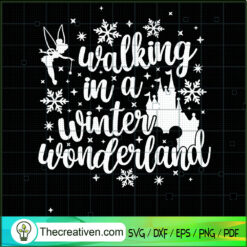 Walking In A Winter Wonderland SVG Cut File for Cricut Design 46041