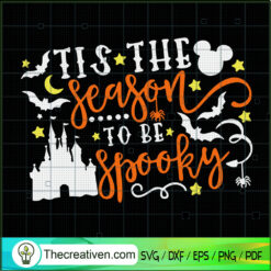 Tis The Season To Be Spooky SVG Cut File for Cricut &  Design 46011