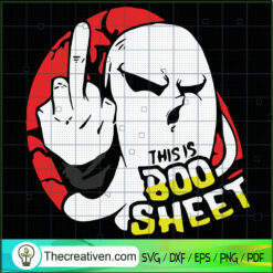 This Is Boo Sheet SVG Cut File for Cricut & Silhouette Design 45983