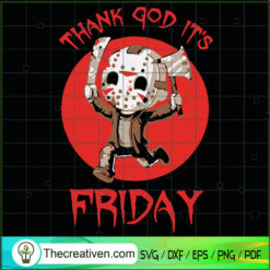 Thank God Its Friday SVG Cut File for Cricut & Silhouette