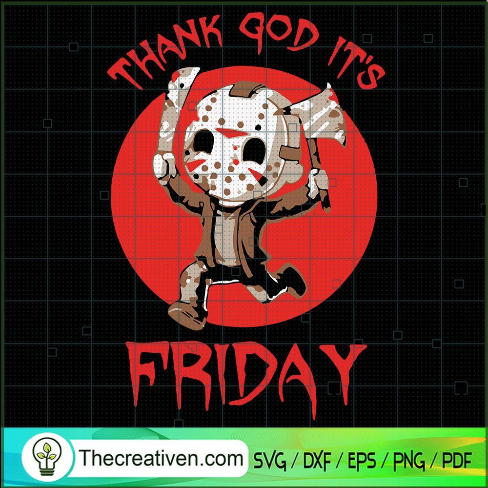 Thank God Its Friday SVG Cut File for Cricut & Silhouette 1 Thank God Its Friday SVG Cut File for Cricut & Silhouette